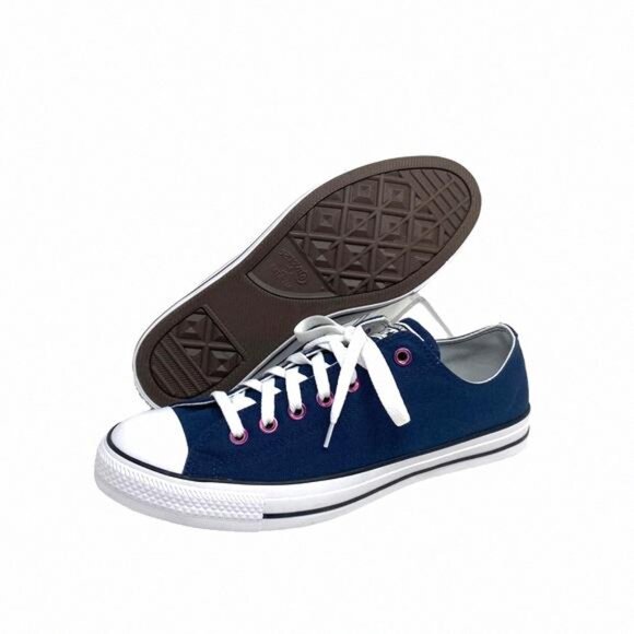 Converse Ctas Low Shoes Skate Casual Men's Size 168958C-WBP Custom Canvas Navy - Picture 10 of 13